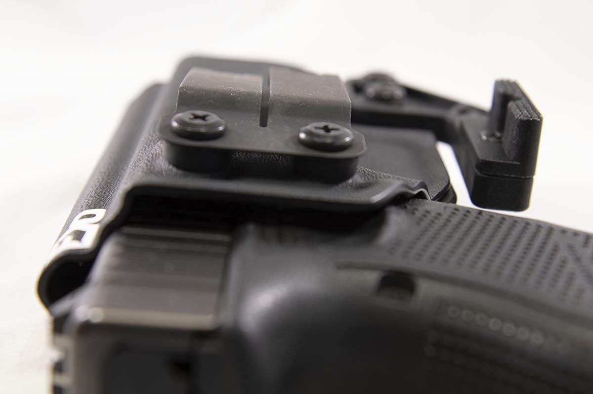 FDO Industries IWB Kydex Holster Compatible with Glock 26 -Discreet Carry Concepts 1.5" Metal Monoblock Gear Clip - The Paladin Series - Made in USA