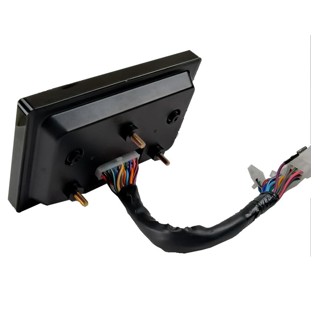 12V Universale Regolabile LED Digitale Moto Tachimetro RPM Cruscotto con Temperatura Gear 199km/H