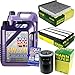 Produktbild QR-PARTS 69331817 Filter Set Inspektionspaket 10 Liter Liqui Moly Motoröl Leichtlauf High Tech 5W-40 MANN-FILTER Innenraumfilter Luftfilter Ölfilter