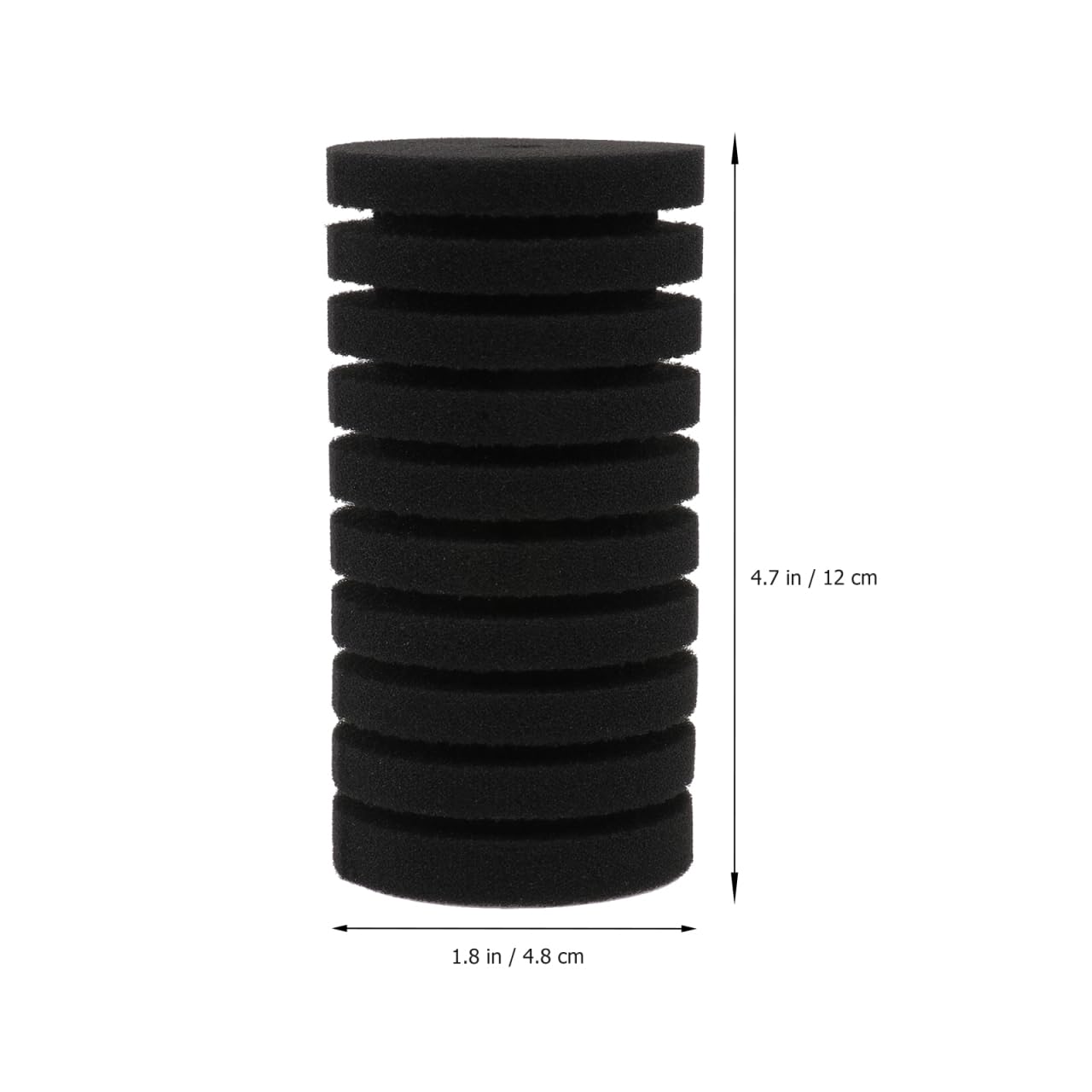 balacoo 6 piezas de repuesto de accesorios para acuario, suministros de espuma, colador de tanque de agua, esponja de sal, filtro negro, estanque de limpieza para filtros bioquímicos frescos acuáticos