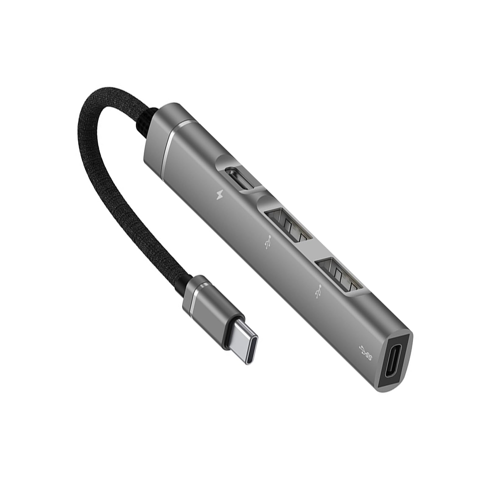Aluminum USB C Docking Station Multiports Fast Charging 480M