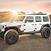 Nilight Front & Rear Inner Fender Liners Wheel Cover Fit for Wrangler JL JLU2018 2019 2020 2021 2022 2023 2024 2025 (4-Door/2-Door) Unlimited Bolt-on Style Fender Flares Splash Guards