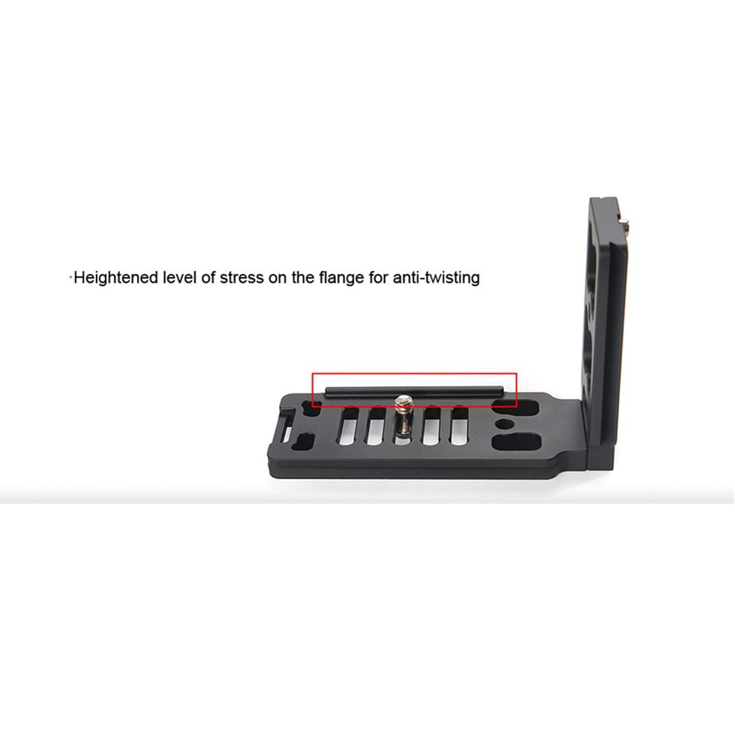 SUNWAYFOTO Universal L-staffa Quick Shoe 1/4" vite tipo L piastra a sgancio rapido