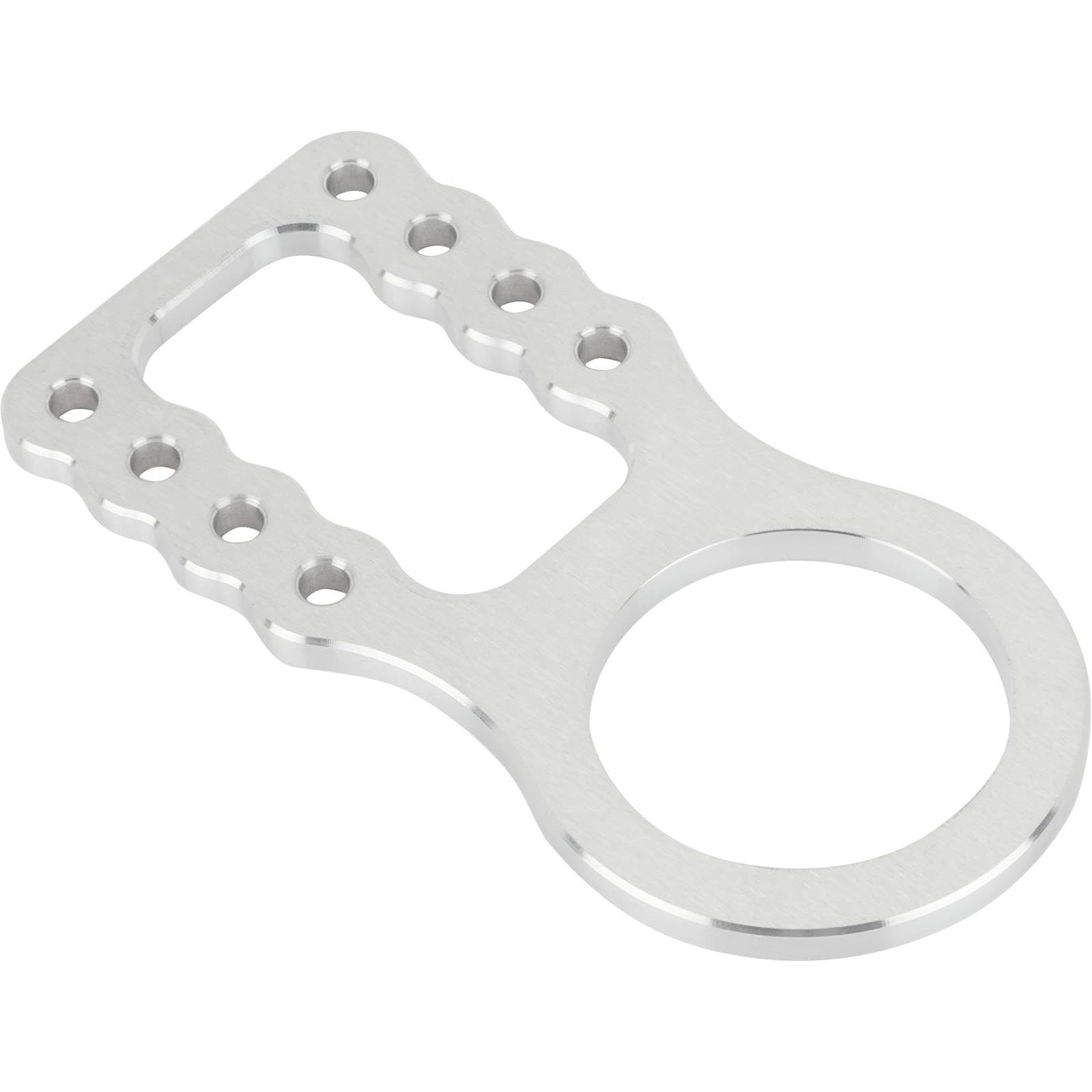 Speedway Motors Universal Power Steering Box Mount Bracket, Heavy-Duty Steel Frame Adapter with Multiple ¼” Mounting Positions, Fits Most Aftermarket