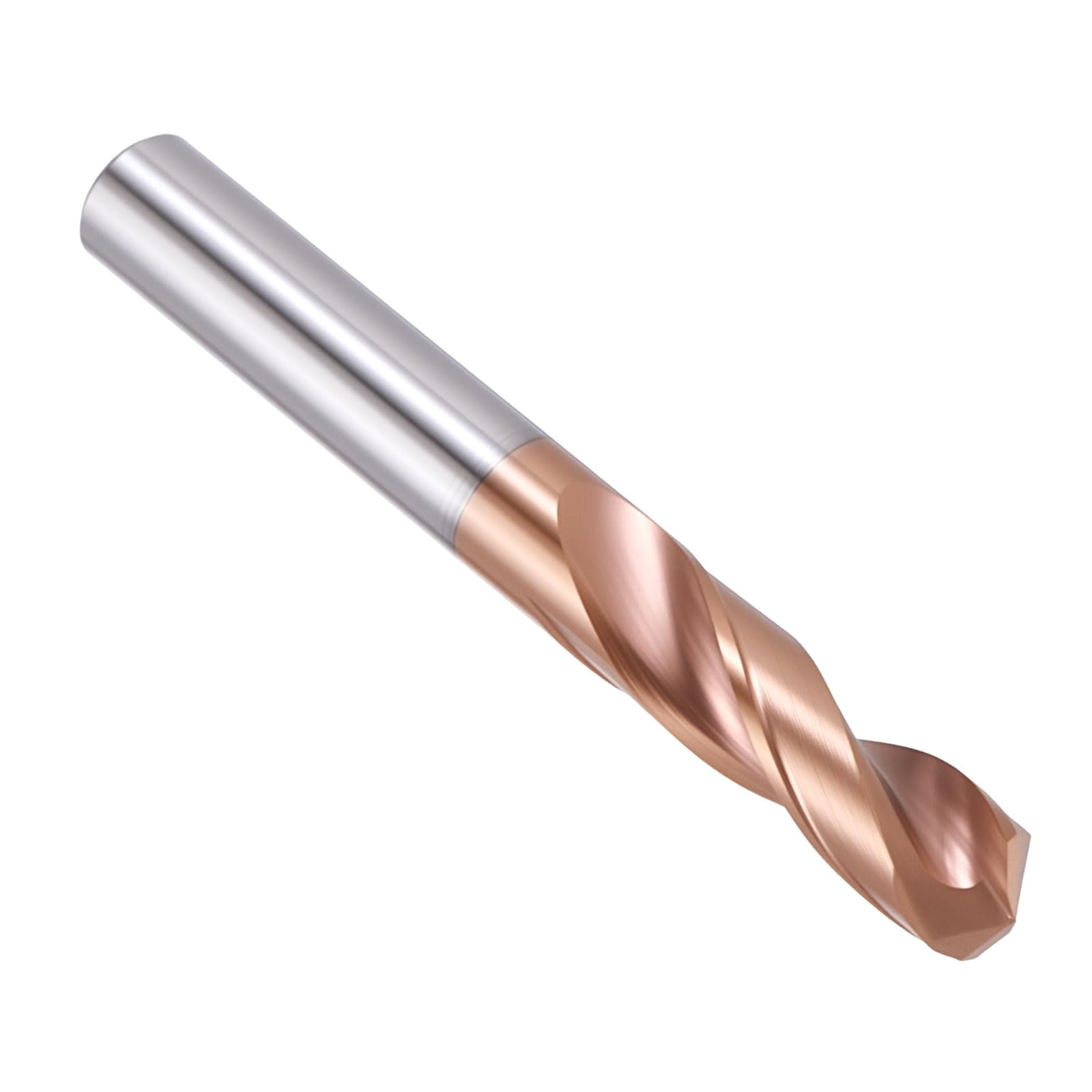 PATIKIL 6.2mm Drill Bit, Carbide Twist Jobber Bits Straight Shank 130° for Drilling Hard Metal Alloy Steel Stainless Steel Titanium Alloys - 1 Pack