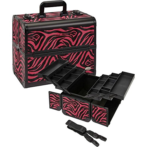 Seya Large Pro Makeup Artist Case (Pink Zebra)