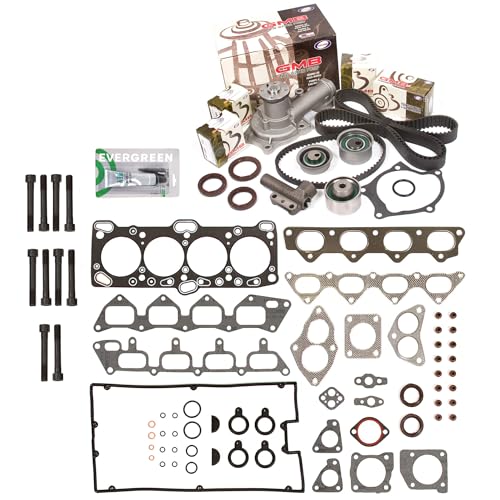 Evergreen SA-7308084154 Head Gasket Set Timing Belt Kit Water Pump Compatible with/for 89-92 Mitsubishi Eagle 4G63