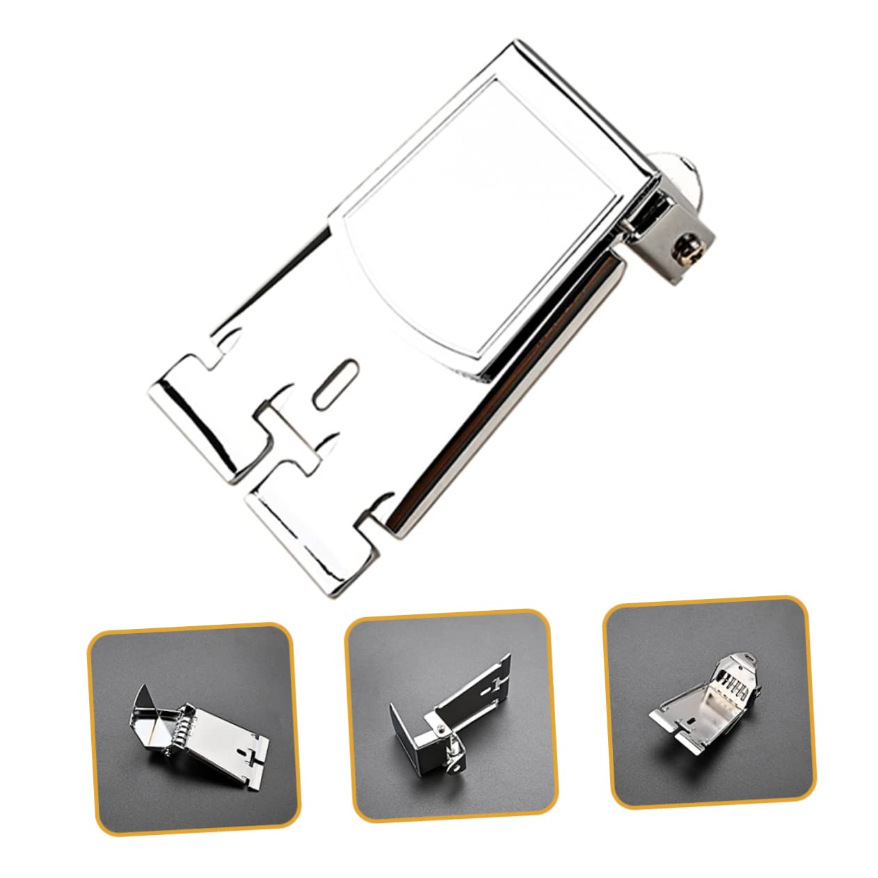 4stücke Saitige Banjo Saitenhalter Aus Hochwertigem Metall Chromfarbener Banjo Tailpiece Installieren Und Langlebig Für Musikliebhaber