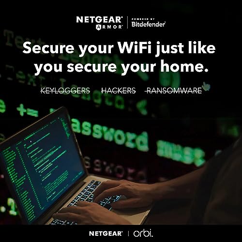Image of Netgear Orbi Whole Home Tri-Band Mesh WiFi 6 Add-on Satellite (RBS860) Works with Your Orbi WiFi 6 System adds up to 2,700 sq. ft. Coverage AX6000 (Up to 6Gbps)