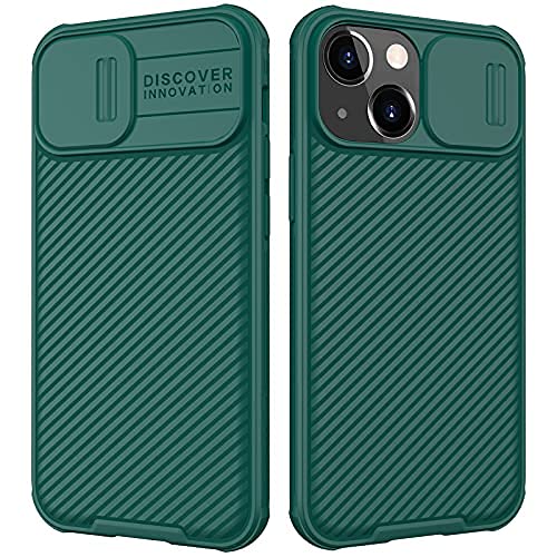 WEFOR - Custodia per iPhone 13 PRO Max (6,7 Pollici), con Custodia per Fotocamera, Sottile, Sottile, Antiurto, con Custodia per Fotocamera Scorrevole per iPhone 13 PRO Max 5G (2021), Colore: Nero