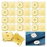 Kit pratique – Boutons magnétiques GrueGard 14mm, idéals pour sacs, vêtements et projets DIY. Fermoir magnétique sac simple et sûr.
