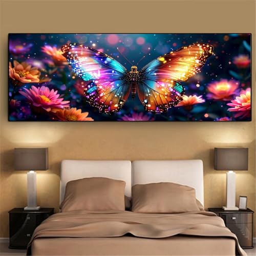 Kit complet broderie diamant papillon haut de gamme 80x220cm - 2