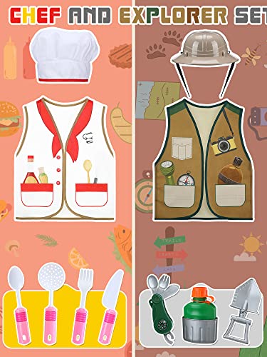 Hungdao 6 Sets Disfraces Infantiles para Niños 6-10 Años miniatura 5
