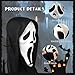 AMANKA Ghostface Mask,Halloween scream Mask,Full Head Horror Cosplay with Party Decoration Props