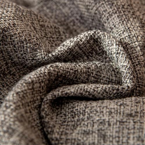 Image of Comfortable Square Chair Cushion 18x18 Inch - 2 Inch Thick Seat Pad for Armchairs, Recliners & Living Room Chairs (Beige Grey)