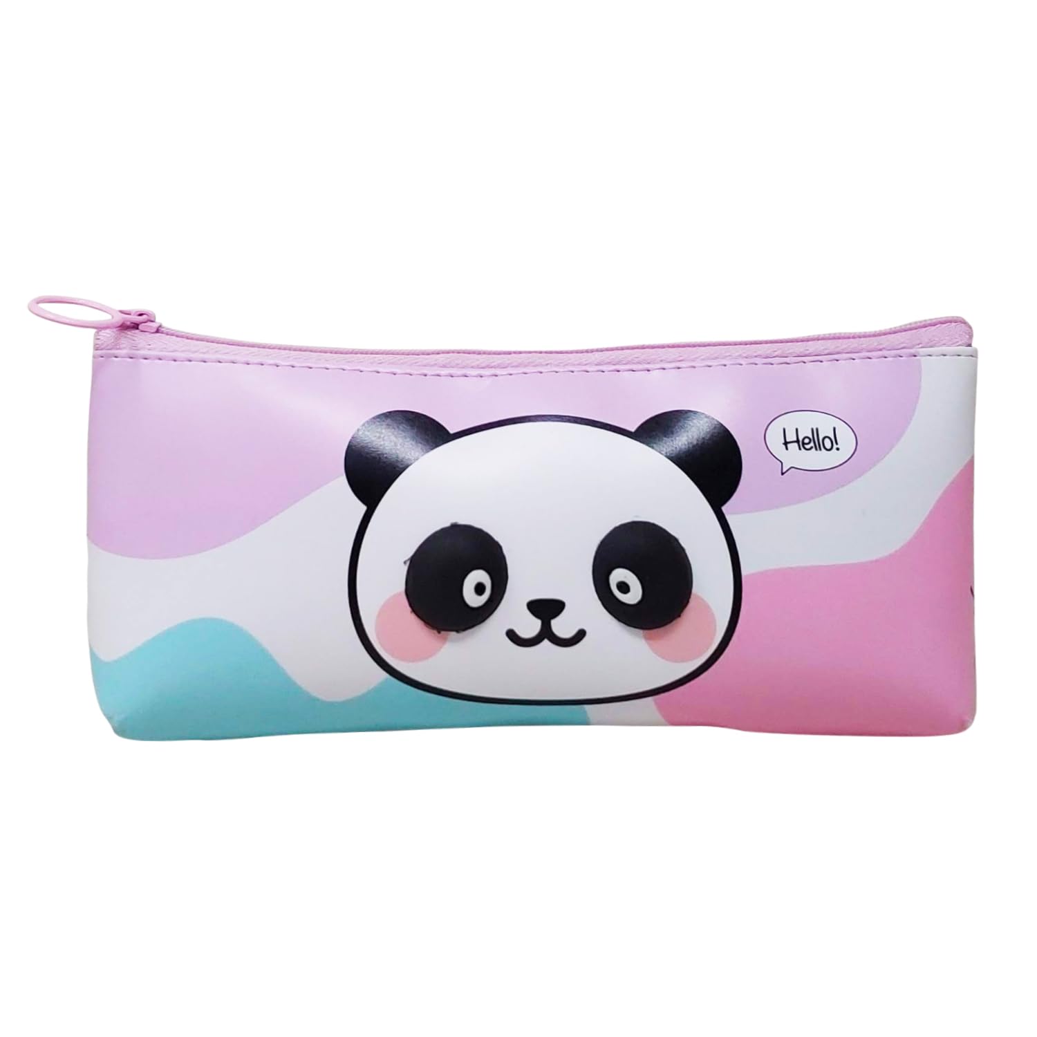 PARTEET Panda Printed Pencil Pouch for Kids.Students Silicone Pencil Case Storage Pouch Travel Pouch with Big Cute Eyes and Zipper Closer Eyes Pencil Holder Return Gift for Kids (Pack of 1) (B0D35WHVQG) Amazon Price History, Amazon Price Tracker