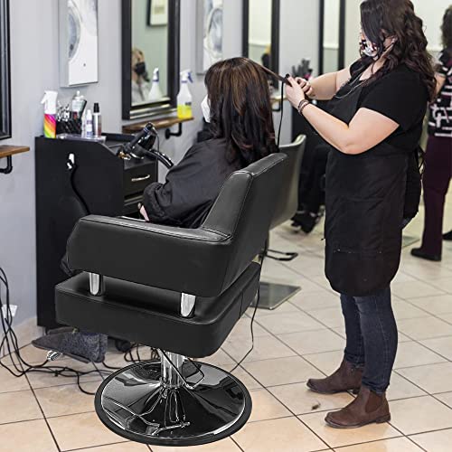 Polar Aurora Barber Chair Salon Chair For Hair Stylist With Hydraulic Pump Adjustable Height 360 Degrees Swivel Hair Chair Spa Beauty Equipment #TOP1