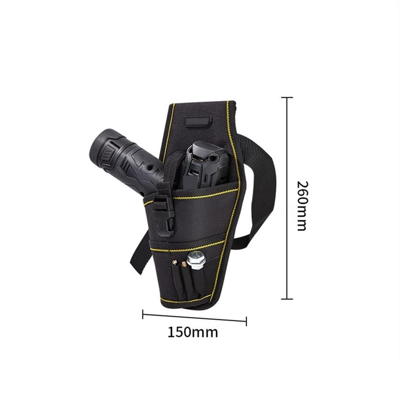 Ceinture à Outils en Coton, Tournevis Multi-Poches, Support de perceuse