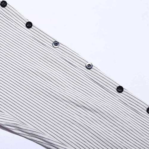 Striped Linen Pants for Women 2025 Summer Casual Drawstring Capri Pants Beach Vacation Clothes with Pockets3