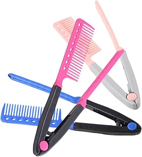 CAXUSD 3 Pçs Pente Dobrável Pente De Ferro Pente Alisador De Cabelo Profissional Escovas De Cabelo Alisador De Cabelo Dobrável Pente Alisador De Cabelo Pente Alisador De Cabelo Pente De