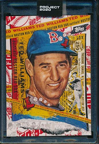 2020 Topps Project 2020 Baseball #122 Ted Williams Boston Red Sox by Artist Tyson Beck 1954 Topps Online Exclusive Limited Production