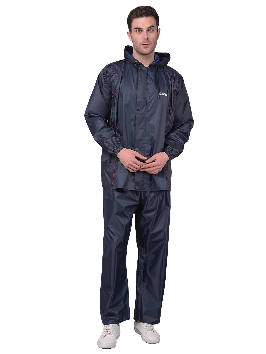 dollar Rainguard Men's Full Sleeve Solid Sporty Raincoat Set With Adjustable Hood and Pocket-picture-32