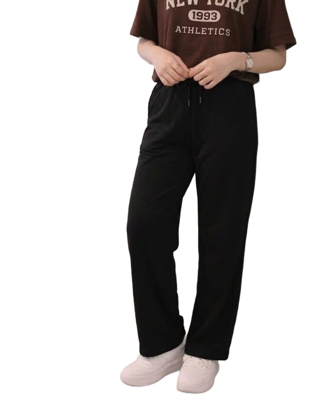 dockstreet Track Pant for Women || Baggy Fit || Track Pants || Full Elastic Jogger Track Pant ||-picture-15