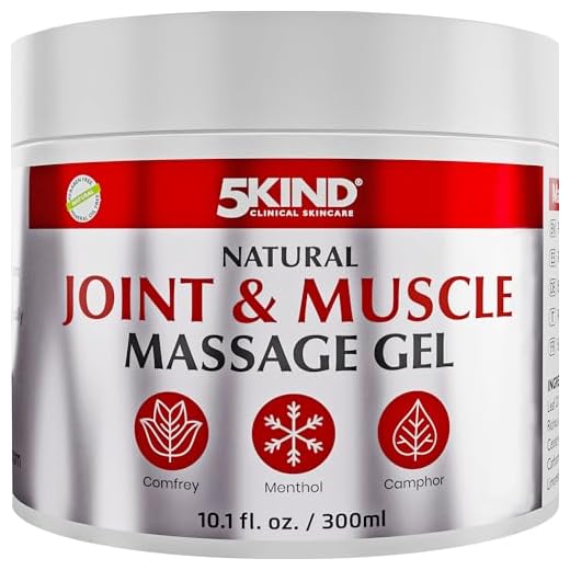 5Kind gel calmante del dolor de Músculos y Articulaciones Antiinflamatorio con resultados demostrados Fórmula única Penetra profundamente Calmante para Músculos Rodillas Articulaciones Manos Espalda