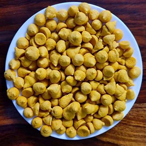 Image of KVD Collection Bangla Premium Handmade Bengal Sona Moong Dal Bori - 250 grams (Mix Size)