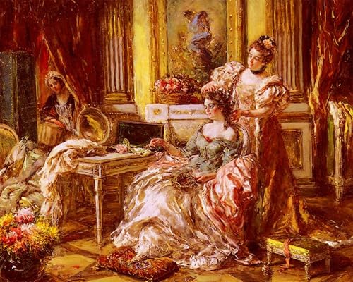Peinture Pour la Décoration de Chambre Élégante - Toile Classique Garrido 60x90cm