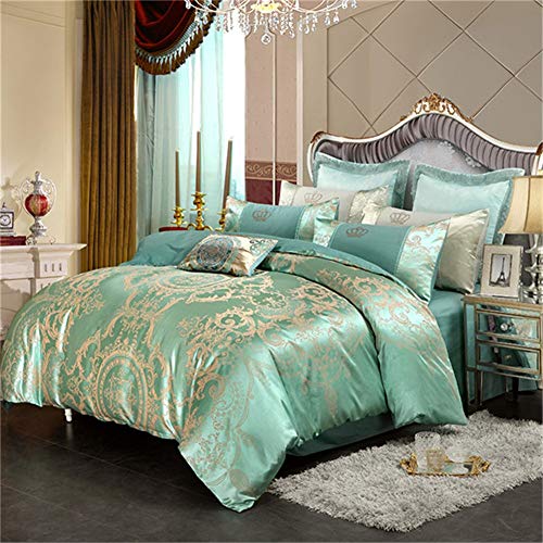 Fundas de almohada y edredón de seda jacquard para evitar sábanas ásperas 2
