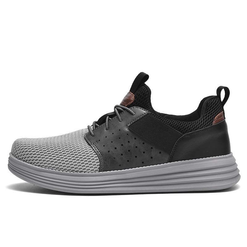 Image of Wearbreeze Men's Business Casual Oxford Sneakers - Lightweight Lace-Up Dress Shoes for Work, Travel & Daily Commute