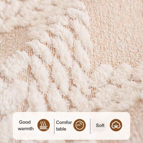 Couverture de canapé grand format en chenille douce style moderne