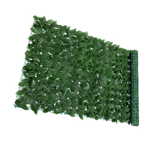 GRADENEVE Malla Ocultación Verde Artificial Panel Follaje Simulado para Jardín Balcón Decoración Exterior con Plásticas Resistentes al Sol