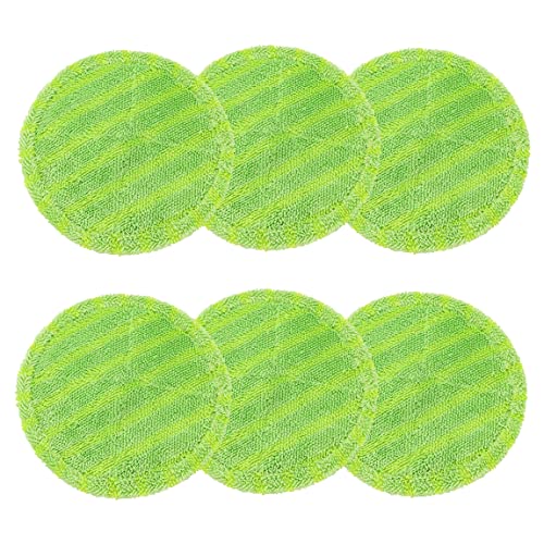 LTWHOME 16cm Mikrofaser Pads geeignet für Hurricane Floating Mop 1 St. M30457 (6 Stück) Cover