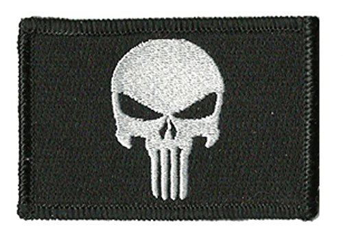 AMOCHY Punisher Tactical Patch - Black by Gadsden and Culpeper