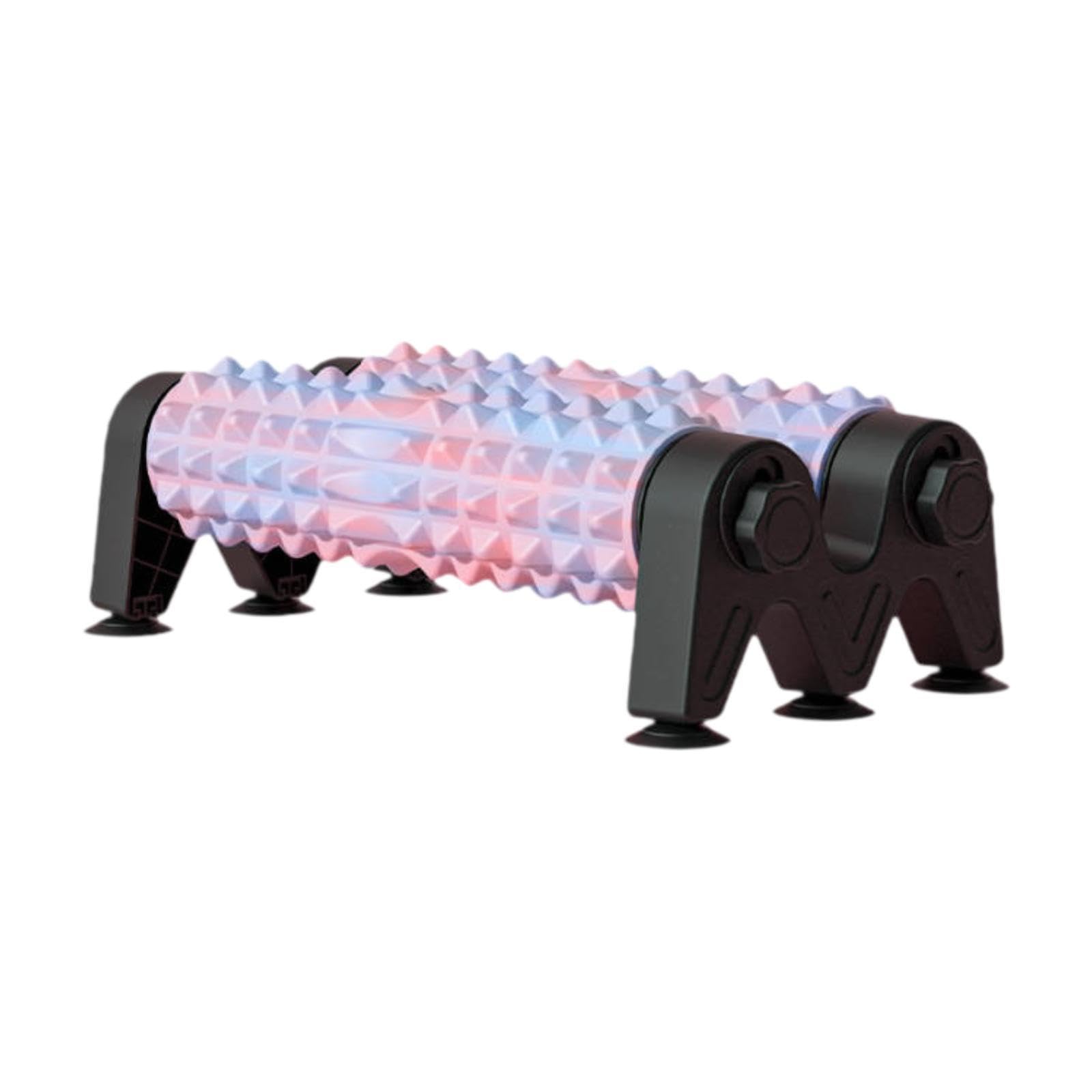Fitness Roller Foam Massage Pilates Trainingsblock mit Stabiler Dreiecksunterstützung Und Saugfuß für Dehnübungen Muskellockerung Heimtraining