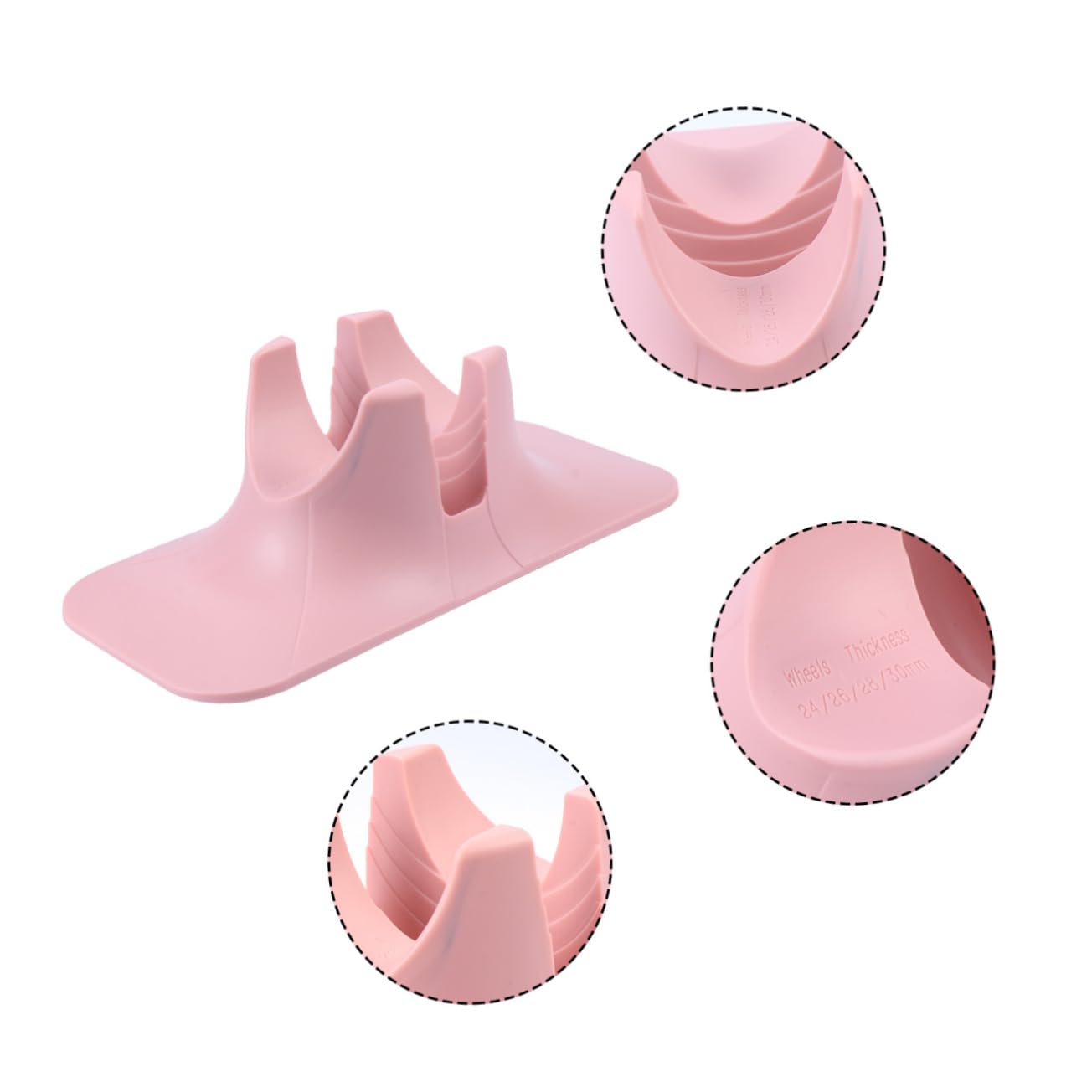 Soporte para Scooter de Abs Resistente Fijación de Tornillos para Patinete en Piso o Jardín, Soporte Estable para Almacenamiento Seguro