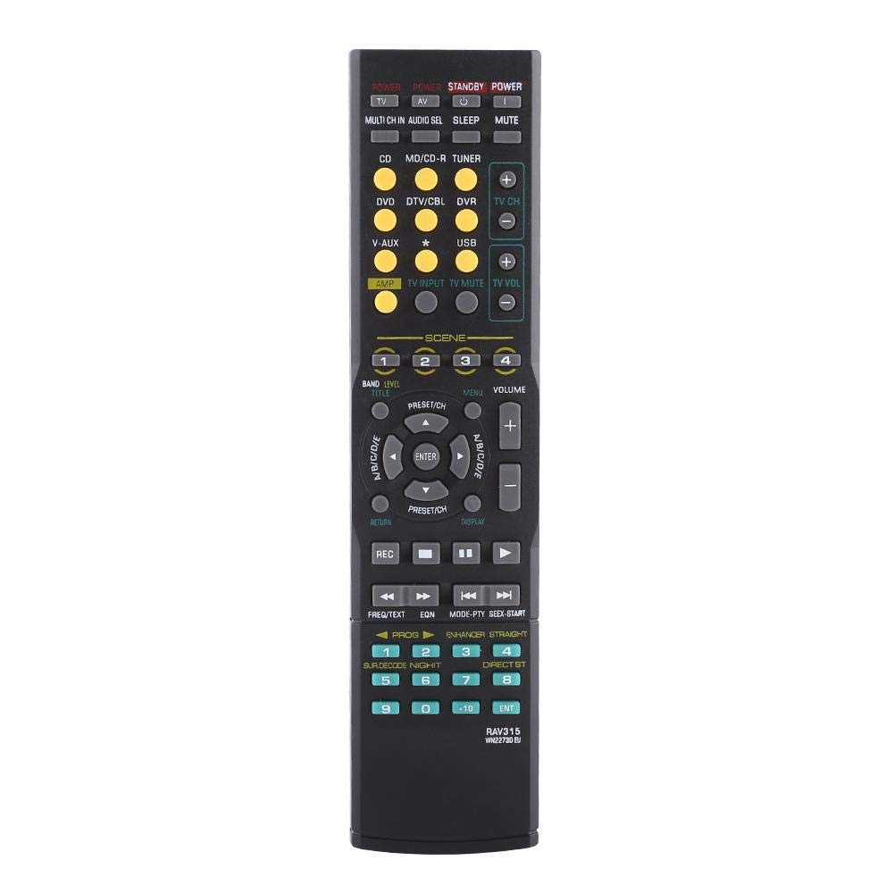 Goshyda RAV315 Replacement Remote Control for Home Audio Black Remote Controller for WN22730 EU