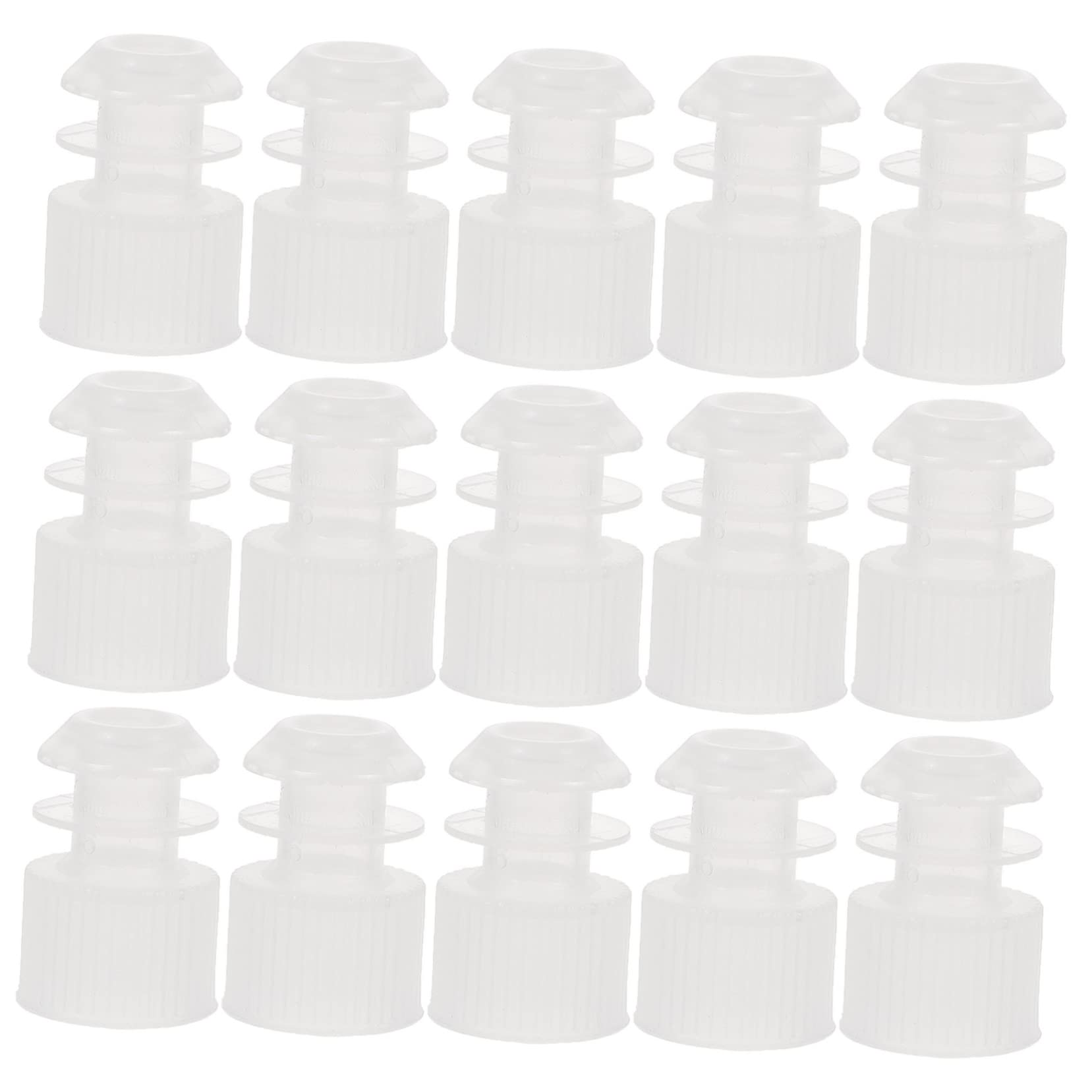 OSOLADY Lab Bottle Stopper Plugs 12mm Plastic Sealing Plugs 100pcs Colorful Test Tube Stoppers Random Color