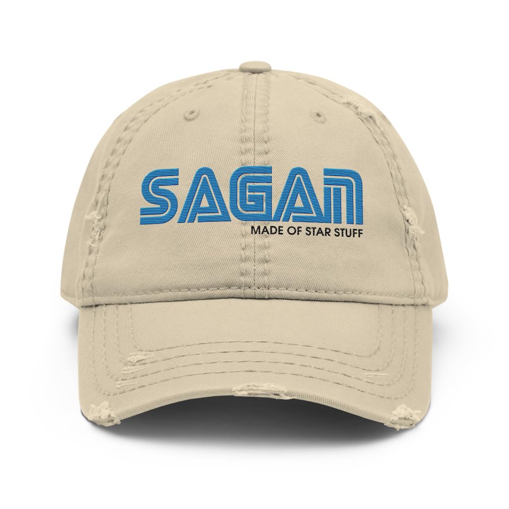 Carl Sagan cytat "Made of Star Stuff" Cosmos Distressed Dad Hat