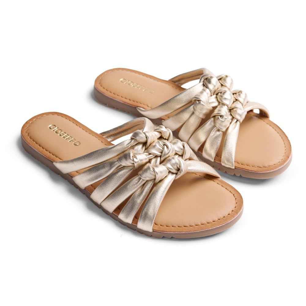 GIOSEPPO Women's Calbayog Adjustable Strap, Platinum Colour, 5.5 UK