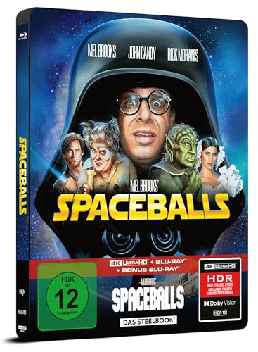 Spaceballs: Mel Brooks‘ verrückte Raumfahrt – 4K Steelbook (UHD + Blu-ray Disc + Bonus Blu-ray)