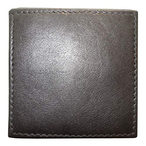 Preisvergleich Produktbild Josephine Osthoff Handtaschen-Manufaktur Cent Leder Schwarz kleine Wiener Schachtel Münzbörse Geldbörse Minibörse Geldbeutel Münzbox