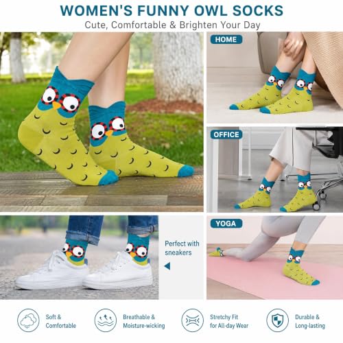 Image of Cute Animal Design Women's Socks Casual Cotton Crew Novelty Socks