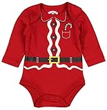 Assorted Santa, Reindeer Baby Boys & Girls Christmas Bodysuit Dress Up Outfit