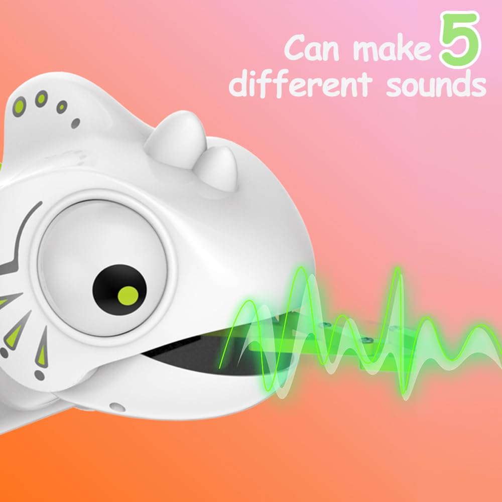 Camaleón Robot Control Remoto OBEST - Sube Paredes, Con Ojos Brillantes, Juguete Para Niños