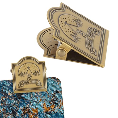 Brass BINDERr Clip, Vintage BINDERr Book Page Holder Clips, Decorative BINDERr Clips, Travelers Notebook Clip