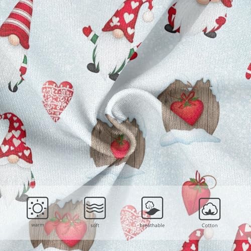 Joisal Cute Christmas Gnomes Red Panties Little Girl Girls Underwear Toddlers Cotton Artistic Briefs Kids Undies 2t3