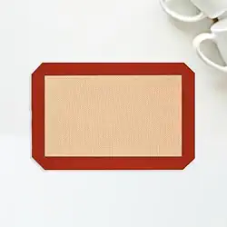 Tapetes de silicone antiaderente premium – forros de forno reutilizáveis para biscoitos, pães e pastelaria – alternativa de papel manteiga